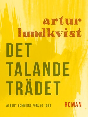 cover image of Det talande trädet
